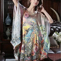 19MM100% Mulberry Silk Nightgowns For Women  Long Silk Nightgown Women Nightdress  Floral Real Silk sleepwear Ladies Female Gift