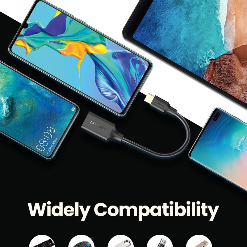 Ugreen USB C to USB Adapter OTG Cable USB Type C Male to USB 3.0 2.0 Female Cable Adapter for MacBook Pro Samsung Type-C Adapter