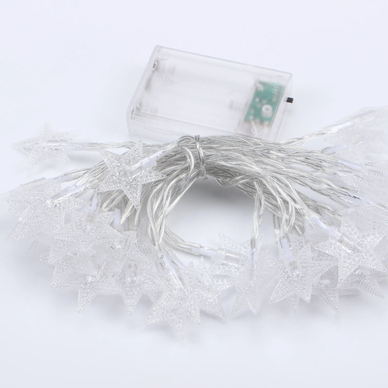 1.5m/3m/6m/10m LED Star String Lights Christmas Garland Battery USB Powered Wedding Party Curtain String Fairy Lamps For Home