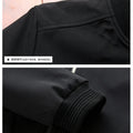 Men Bomber Jacket Thin Slim Long Sleeve baseball Jackets Mens Windbreaker Zipper Windbreaker Jacket Male Outwear Brand Clothing