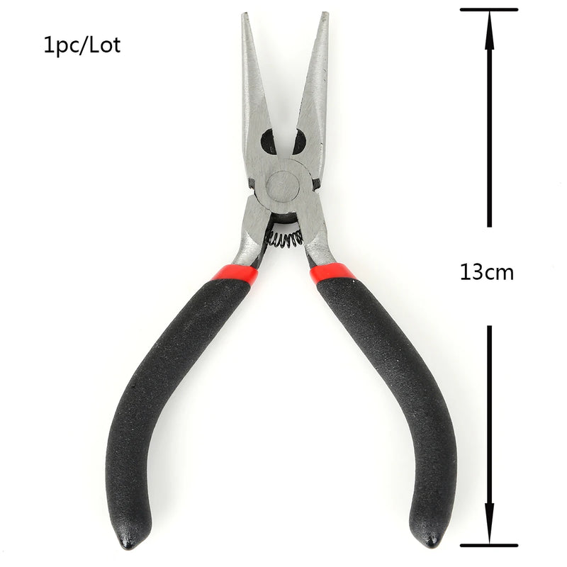 1 - 3Pcs/Set Jewelry Making Pliers Set Stainless Steel Needle Nose Hand Tool Black 11 - 13cm - Visuel 12 | SAMAG