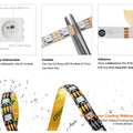 WS2813 Led Strip Light Dual Signal Individually Addressable 1m 4m 5m 30 60 100 144 LEDs WS2812B Updated Black White PCB DC5V