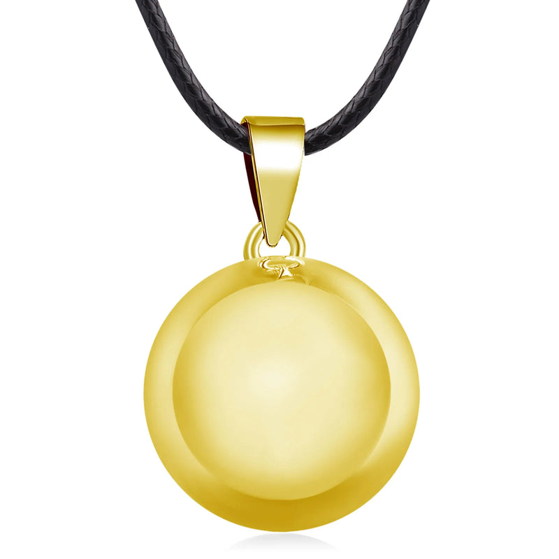 Eudora Harmony Ball Pendant Necklace Pregnancy Chime Ball Mexcian Bola Pendants Wishing Balls Fine Jewelry for Women Best Gift