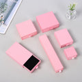 12pcs Drawer Jewelry Box Ring Necklace Box Black Earring Bracelet Jewelry Organizer Packing Display Jewelry Boxes and Packaging