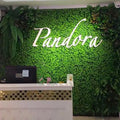 Artificial Plant for Background Wall Decoration, DIY Simulation Grass Leaf, Wedding Background, Party, Garden, Flower, New
