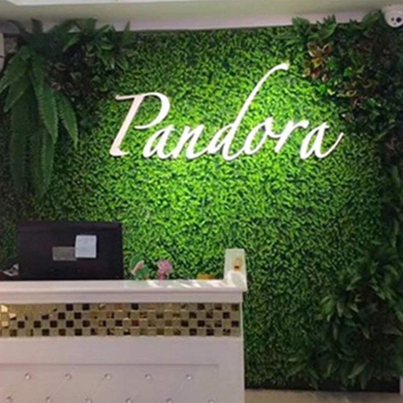 Artificial Plant for Background Wall Decoration, DIY Simulation Grass Leaf, Wedding Background, Party, Garden, Flower, New