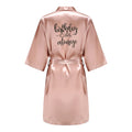 Birthday Party Girl & Entourage Satin Printing Women | SAMAG