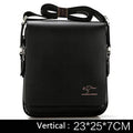 New Arrived Luxury Brand Men's Messenger Bag Vintage PU Leather Shoulder Bag Handsome Crossbody Handbags