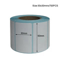 20x10mm Shipping Labels- 700 barcode sticker Per Roll Strongest & THICKEST - Thermal Postage BPA Free, Supermarket Blank Sticker