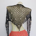 Women Triangle Shawl With Seashell Sexy Bikini Cover Up Sunscreen Nets Skirt Mesh Tunic Pareo Beachwear