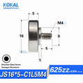 1pcs Screw Bearing M3/M4/M5/M6 SUS304 Stainless Shaft Ball NTBG BJL01 External Thread 608/626/6000 - Visuel 12 | SAMAG