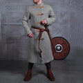 Men's Vintage Medieval Role Playing Jacket Halloween Steampunk Costume Uniform No Belt