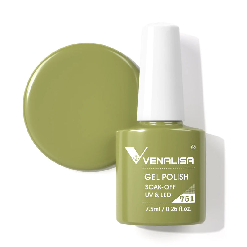 VENALISA Non Cleansing Topcoat Nail Art 7.5ml Soak off Base Coat Foundation No Wipe Top Coat Nail Gel Funny Bunny Gel Varnish