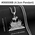 Anniyo Haiti Pendant and Necklace for Women/Girls,Ayiti Items Jewelry of Haiti @068506