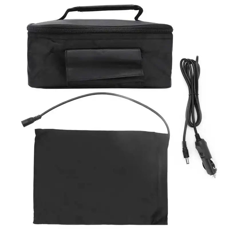 Portable Mini Car Microwave 12V Electric Oven Fast Heating Picnic Box for Travel Camping Food Cooking Oven for Lunch Boxes