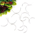 Alileader Wholesale Curved Needle For Hair Weaving Cap Wigs Needles For Hair Extension 12Pcs/Pack 6Cm/9Cm C-Type Needles Tools