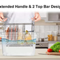 Stainless Steel Sous Vide Rack , 11L Sous Vide Cooker Containers Detachable Dividers Separator for Immersion Circulators
