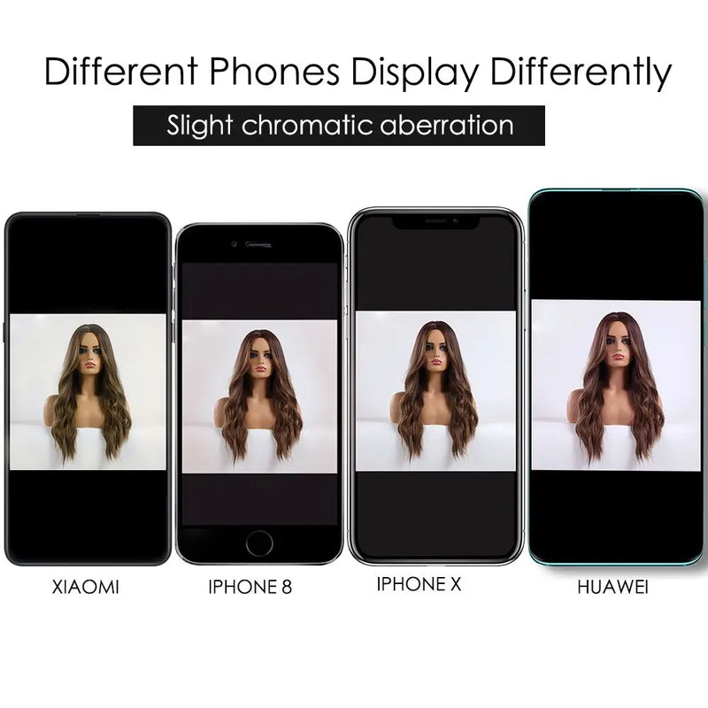 Red Brown Copper Ginger Long Wavy Synthetic Hair Wigs for Black Women Body Wave Ombre Wig Cosplay Natural Heat Resistant Wig