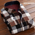 Winter Men's fashion smart casual striped long Sleeve | SAMAG