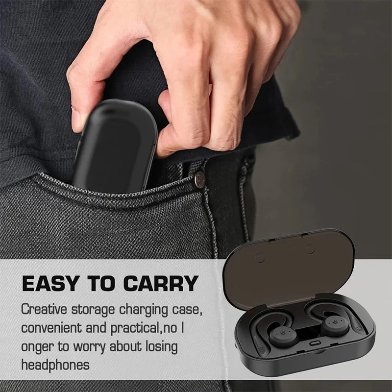 Bluetooth Wireless Headphones with Mic Sports Waterproof TWS Bluetooth Earphones Key Control Wireless Headsets Earbuds Phone