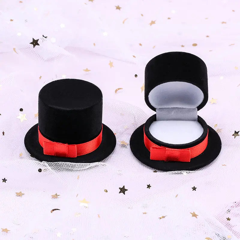One Piece Velvet Jewelry Box Gift Box Container Wedding Ring Box Ring Case Earrings Holder For Jewelry Display & Gift Package