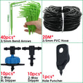 Garden Automatic Watering System Drip Irrigation 4-Way 3/5mm 2-Way Drip Arrow Transmitter Potted Plant 10/20set Greenhouse