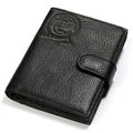 KAVIS Genuine Leather Wallet Men Passport Holder Coin Purse Magic Walet PORTFOLIO MAN Portomonee Mini Vallet Passport Cover