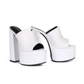 ASUMER 2025 genuine leather sandals women fashion brand thick high heel party Night Club Shoes sexy platform sandals ladies