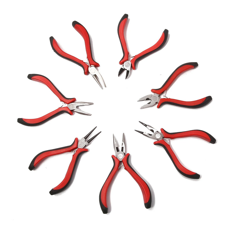 1 - 3Pcs/Set Jewelry Making Pliers Set Stainless Steel Needle Nose Hand Tool Black 11 - 13cm - Visuel 6 | SAMAG