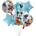 5pcs Mickey Minnie Head Birthday Party Decoration Balloon Helium Foil Balloons Baby 1st Baby Shower Air Globos Kids Toys Ball