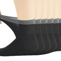 Men's Bamboo Diabetic Ankle Socks with Seamless Toe and Non-Binding Top,6 Pairs L Size(10-13)