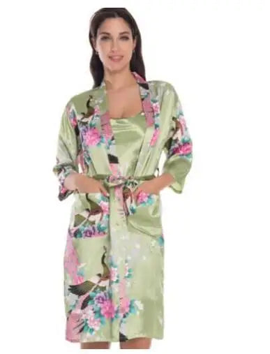 1 Set Women Sleepwear Rayon Sexy Intimates Lingerie Dress | SAMAG
