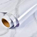 Marble Wallpaper Oilproof Waterproof Wall Sticker Vinyl Self Adhesive Kitchen Stove Cabinet Home Decorative Sticky Paper Decal