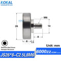1pcs Screw Bearing M3/M4/M5/M6 SUS304 Stainless Shaft Ball NTBG BJL01 External Thread 608/626/6000 - Visuel 16 | SAMAG