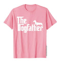 Mens The Dogfather Dachshund T-Shirt Funny Father Dog Lover Gift T-Shirt & Tees Unique Cotton Men's T Shirt Chinese Style