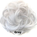 Jeedou Messy Bun Chignon Donut Hair Pad Elastic Hair Rope Rubber Band Synthetic Hairpiece Hair Accessories for Women