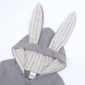 0-18M Newborn Baby Boys Girls Rompers Cotton Cartoon Bunny 3D Rabbit Ear Hoodie Overall Toddler Jumpsuit Infant Carnival Costume