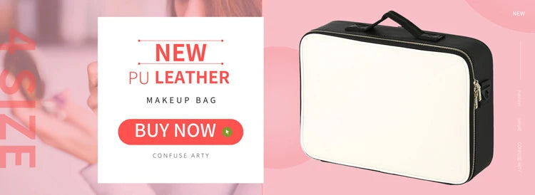 New Upgrade Large Capacity Cosmetic Bag Hot-selling Professinal Women Travel Makeup Case