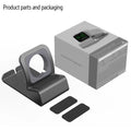 Aluminum Charger Stand for Apple Watch,Dock Station Charging Holder for iWatch Ultra 1 2/10/9/SE/8/7/6/5/4/3/2/1 Silicon Bracket