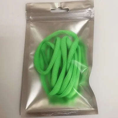 High Quality Half-round Shoelace 9 mm Bolding Oval Shoelaces Men Women Green Trend Personality Sport Casual Shoes Laces Dropship