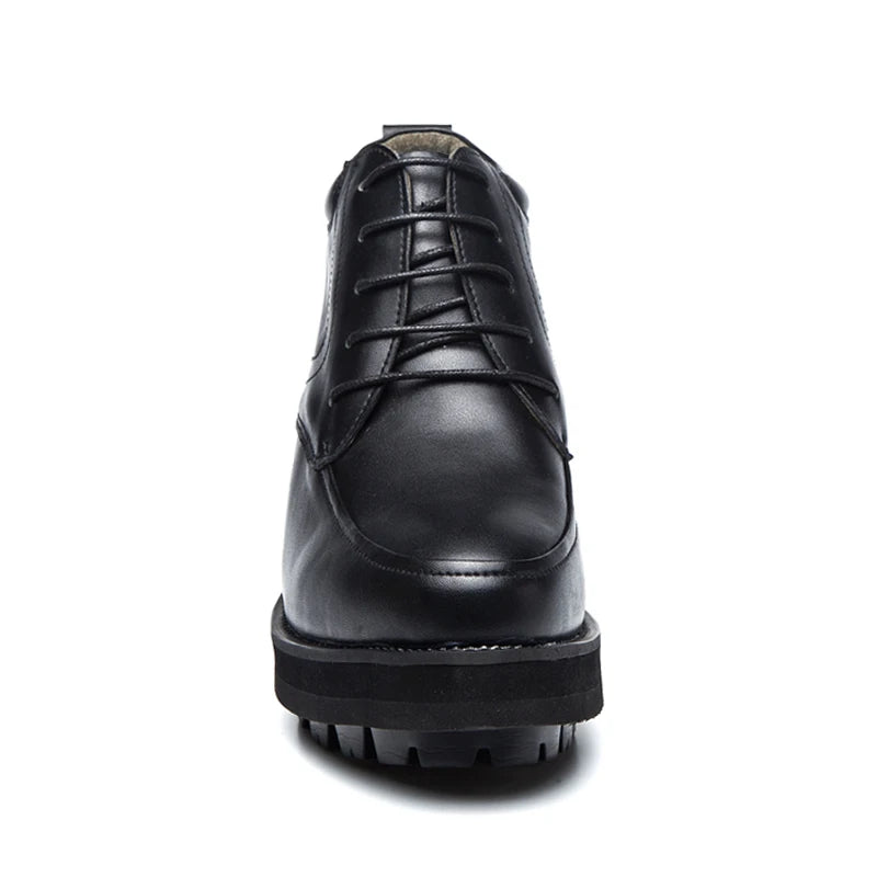 Height-increasing Shoes Men 16cm Men's Invisible Height-increasing Leather Shoes Extra-high Elevator Thick-soled Leather Shoes