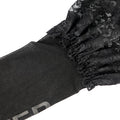 CYHWR Luxury Half Cup Lace Transparent Sexy Lingerie Ultra-thin Solid Shell Style 4 Pieces/Lots Bra Set and Garter and Stocking
