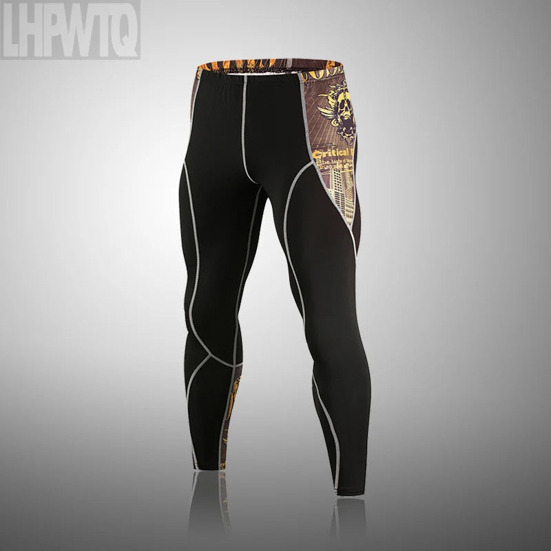 Men's Thermal Underwear Set MMA Tactics Fitness Leggings Base Compression Sports Suit Underwear Long Johns Men Clothing Brand