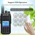Retevis RT3S Walkie Talkie DMR Radio Long Range Walkie Talkies Camping Ham Radio UHF VHF GPS AES256 Encryption Digital Portable