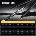 Goture Seeker Telescopic Fishing Rod Carbon Fiber 24T 1.8M-7.2M Carp Fishing Rods Feeder Hand Pole Pesca Olta Fishing Tackles