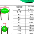 INFOF 100-500pcs/lot Soft Egg Beads Fishing Stop Luminous Oval Rubber Stopper Night Fly Fishing Accessories pesca