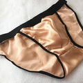 100% Mulberry Silk Men Panties Male Sexy Underwear