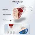 Hearing Aid Invisible Adjustable Wireless Hearing Aids Mini CIC Left/Right Ear Sound Amplifier For Adults Elderly Severe Loss