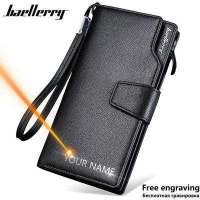 Baellerry Men Wallets Long Style Card Holder Male Purse | SAMAG