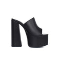 ASUMER 2025 genuine leather sandals women fashion brand thick high heel party Night Club Shoes sexy platform sandals ladies